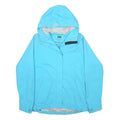 HELLY HANSEN Womens Blue Outdoor Jacket S Polyamide Plain Hooded Zip Fastening