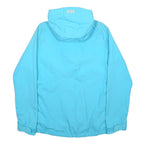 HELLY HANSEN Womens Blue Outdoor Jacket S Polyamide Plain Hooded Zip Fastening
