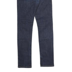 CARHARTT Mens Slim Blue Denim Jeans W32 L31 Classic Fit Zip Closure