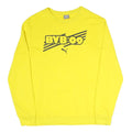 PUMA Mens Yellow BVB 09 Crew Neck XL Cotton Blend Sweatshirt