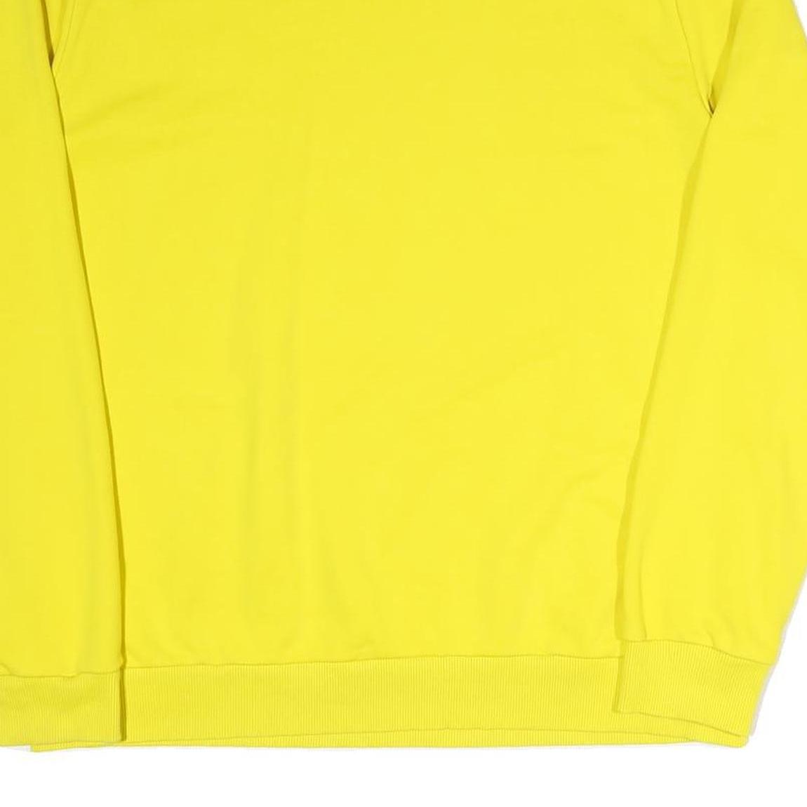 PUMA Mens Yellow BVB 09 Crew Neck XL Cotton Blend Sweatshirt
