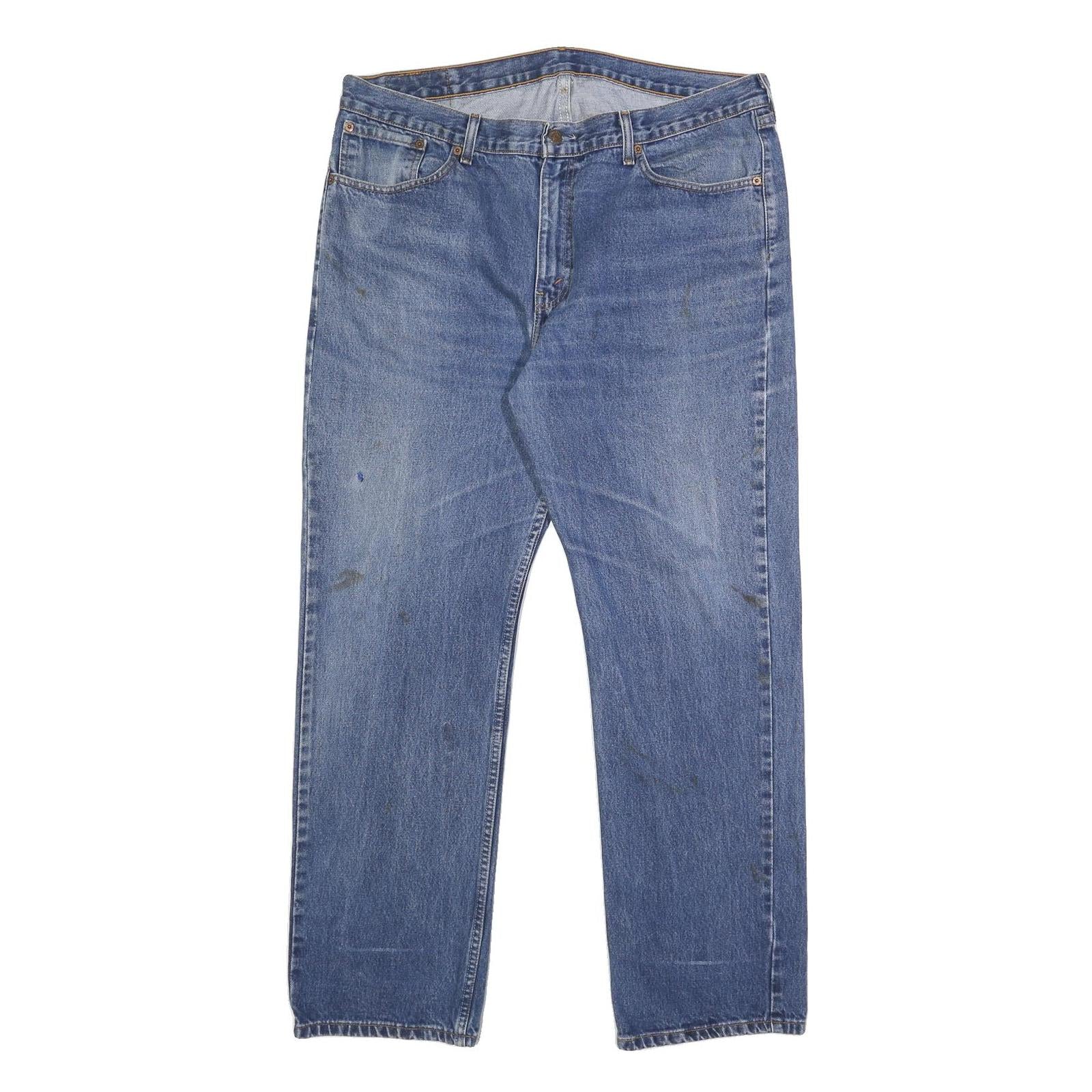 LEVI'S 751 02 Mens Jeans Blue Regular Straight Denim Medium W40 L32 Classic Fit