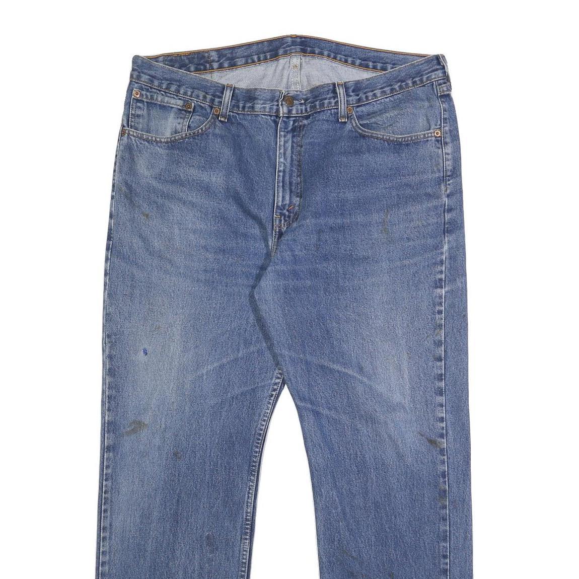 LEVI'S 751 02 Mens Jeans Blue Regular Straight Denim Medium W40 L32 Classic Fit