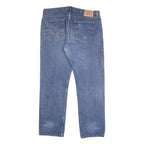 LEVI'S 751 02 Mens Jeans Blue Regular Straight Denim Medium W40 L32 Classic Fit