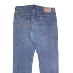 LEVI'S 751 02 Mens Jeans Blue Regular Straight Denim Medium W40 L32 Classic Fit
