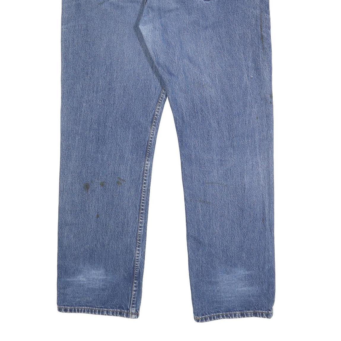 LEVI'S 751 02 Mens Jeans Blue Regular Straight Denim Medium W40 L32 Classic Fit