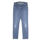 CARHARTT Womens Slim Blue Denim Jeans W30 L30 Comfortable Stretch Zip Closure