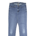 CARHARTT Womens Slim Blue Denim Jeans W30 L30 Comfortable Stretch Zip Closure