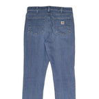 CARHARTT Womens Slim Blue Denim Jeans W30 L30 Comfortable Stretch Zip Closure