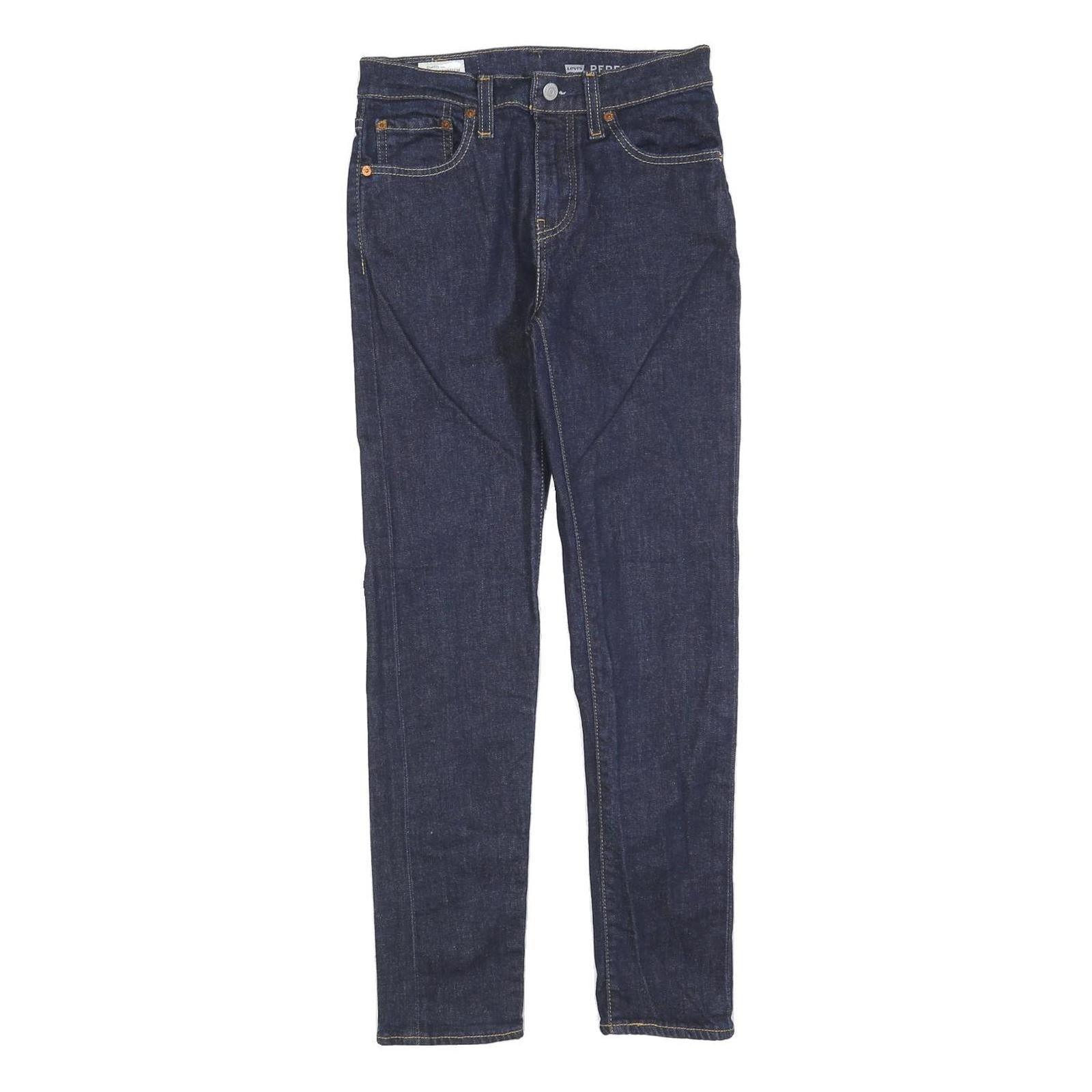 LEVI'S 512 BIG E Mens Slim Jeans Denim Dark W27 L30 Stylish Cotton Blend Zip