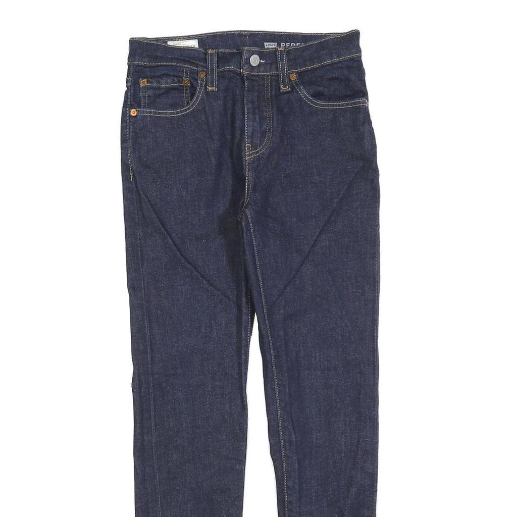 LEVI'S 512 BIG E Mens Slim Jeans Denim Dark W27 L30 Stylish Cotton Blend Zip