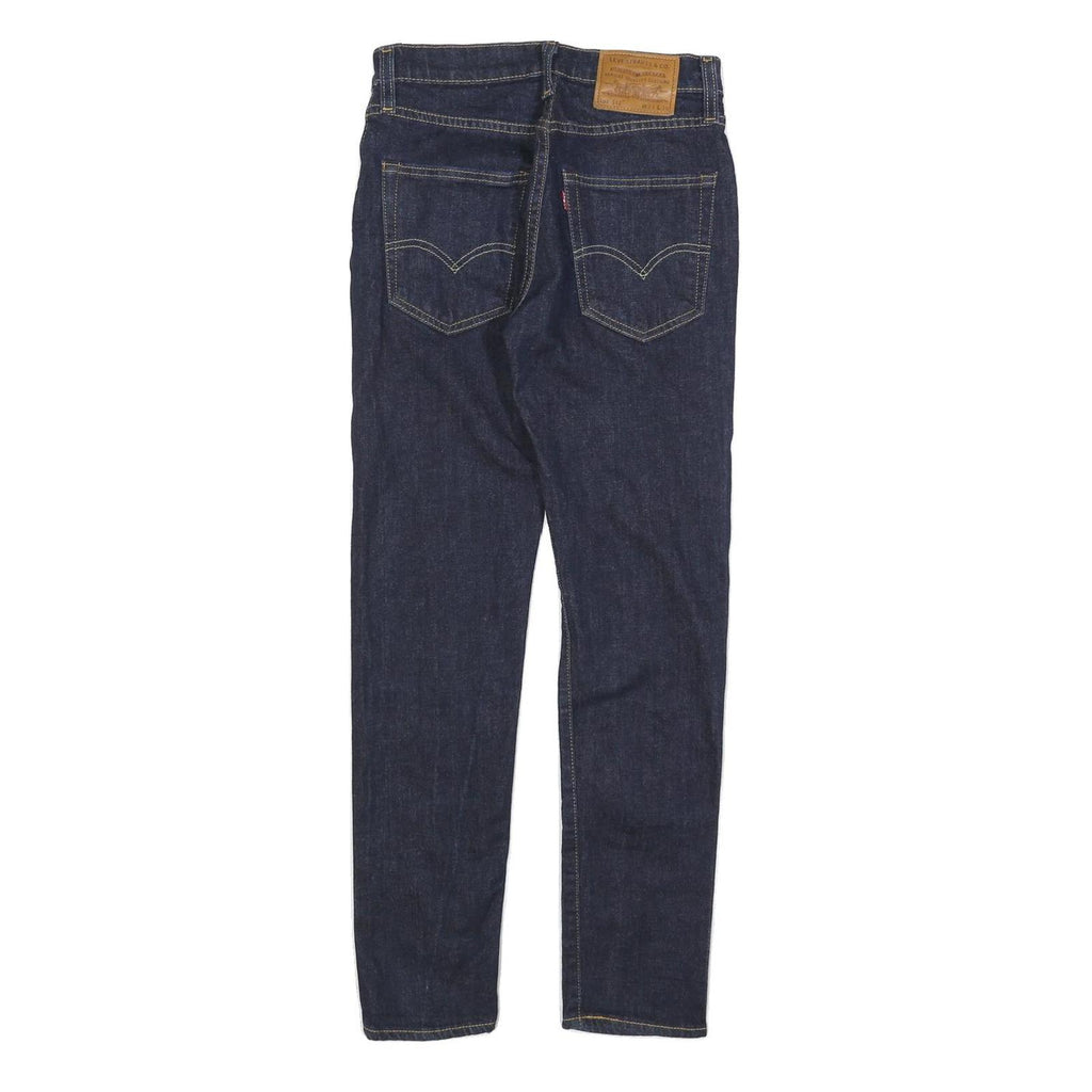 LEVI'S 512 BIG E Mens Slim Jeans Denim Dark W27 L30 Stylish Cotton Blend Zip