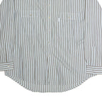 LEVI'S Mens Beige & White Striped Shirt XL Button Down Cotton Casual
