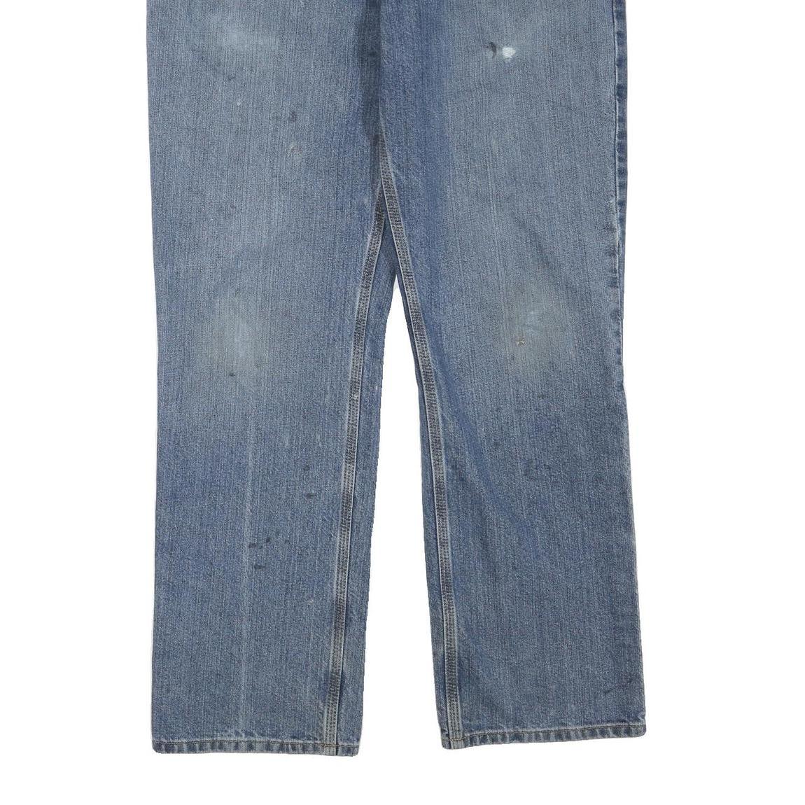 CARHARTT Womens Jeans Blue Regular Straight Denim Medium W36 L32 Classic Cotton