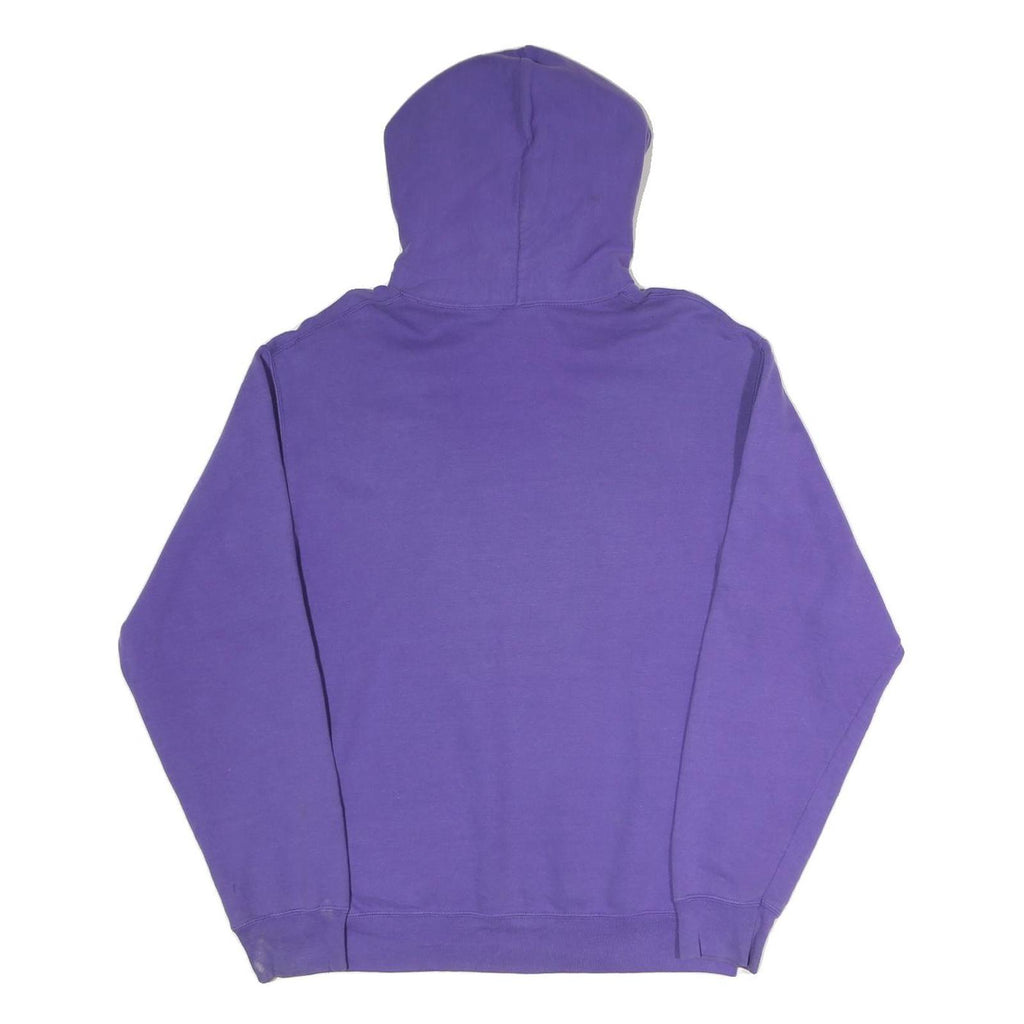 PORT & COMPANY Mens Purple Austin Achieve Basketball Hoodie M Cotton Blend