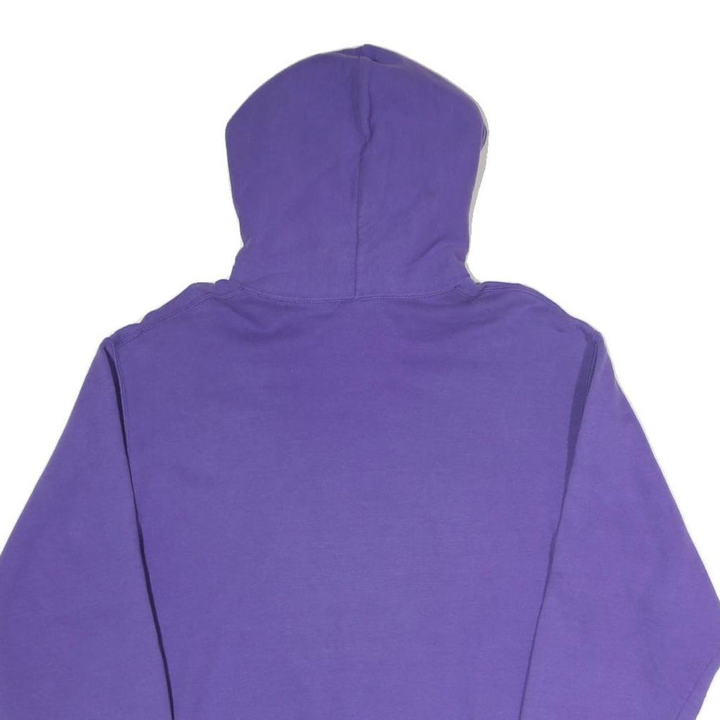 PORT & COMPANY Mens Purple Austin Achieve Basketball Hoodie M Cotton Blend