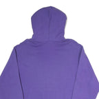 PORT & COMPANY Mens Purple Austin Achieve Basketball Hoodie M Cotton Blend