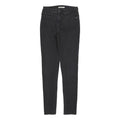 LEVI'S 721 Womens Jeans Black Slim Skinny Denim W28 L32 Stretch Cotton Blend