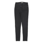 LEVI'S 721 Womens Jeans Black Slim Skinny Denim W28 L32 Stretch Cotton Blend