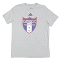 ADIDAS Mens Grey Eastside FC Graphic T-Shirt M Short Sleeve Crew Neck Casual
