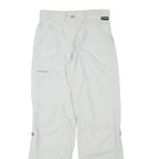 SCHOFFEL Womens White Regular Fit Straight Leg Trousers W27 L30 Outdoor Casual