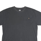 DICKIES Mens Black Pocket T-Shirt 2XL Short Sleeve Crew Neck Plain Cotton