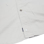 CARHARTT Mens Beige Workwear L Cotton Blend Short Sleeve Shirt Detail Z
