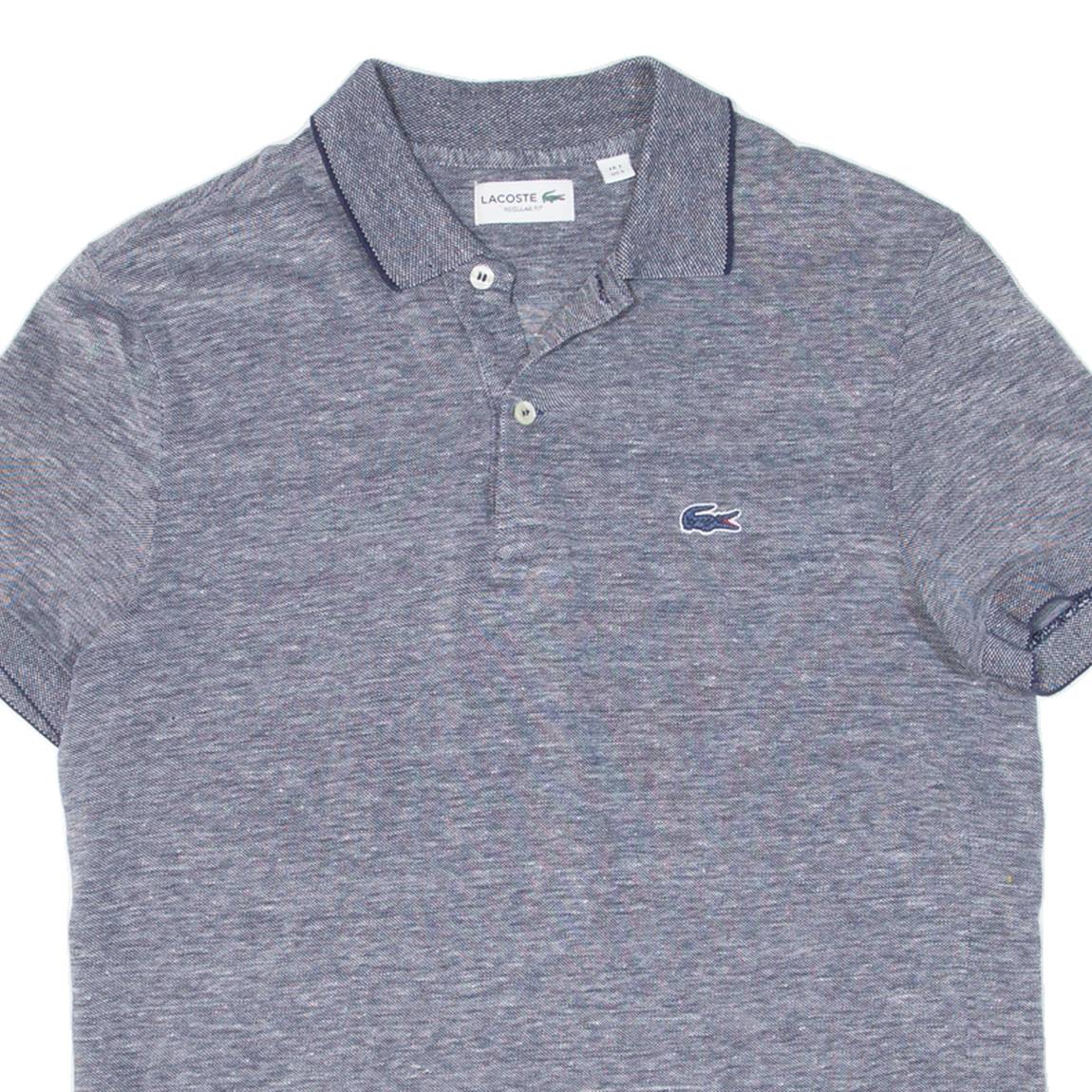 LACOSTE Mens Polo Shirt Blue S