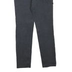 DICKIES Womens Regular Fit Straight Leg Denim Black Jeans W30 L32 Functional