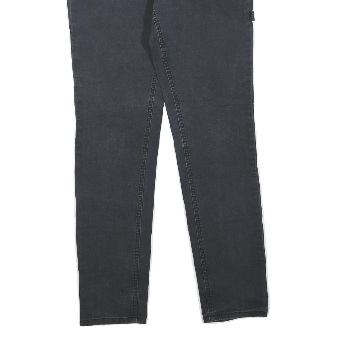 DICKIES Womens Regular Fit Straight Leg Denim Black Jeans W30 L32 Functional