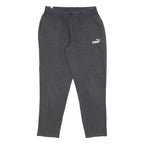 PUMA Womens Joggers Grey Slim Tapered UK 12 W28 L26 Cotton Blend Casual Wear