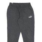 PUMA Womens Joggers Grey Slim Tapered UK 12 W28 L26 Cotton Blend Casual Wear
