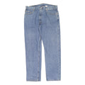 LEVI'S 505 Mens Jeans Blue Regular Straight Denim Medium W38 L32 Classic Fit Zip