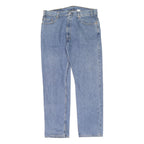 LEVI'S 505 Mens Jeans Blue Regular Straight Denim Medium W38 L32 Classic Fit Zip