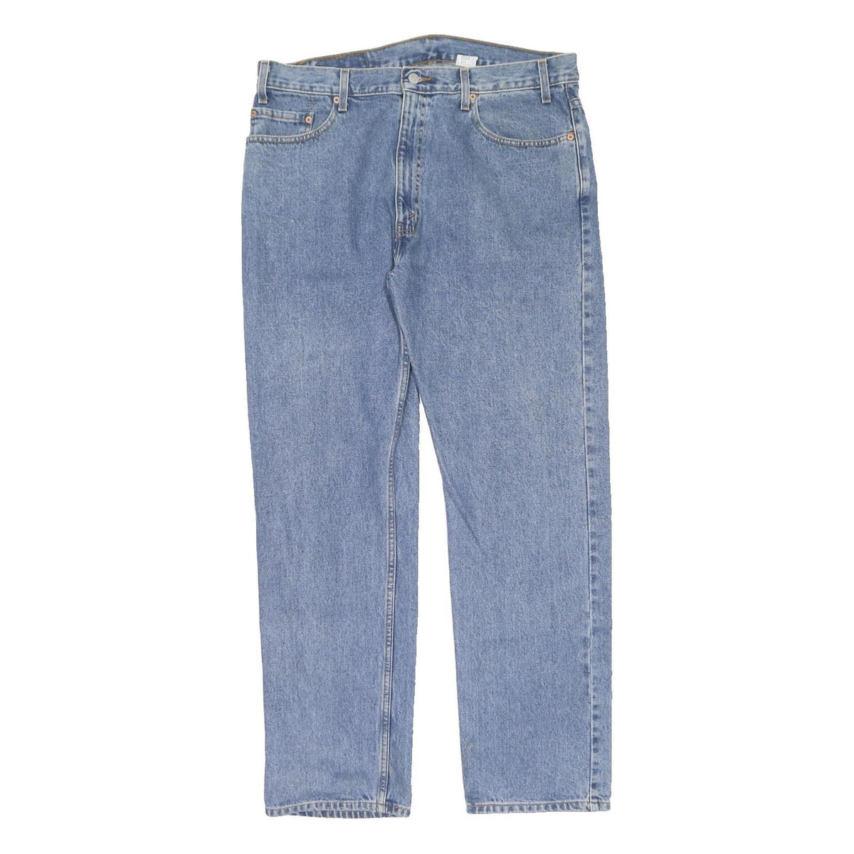 LEVI'S 505 Mens Jeans Blue Regular Straight Denim Medium W38 L32 Classic Fit Zip
