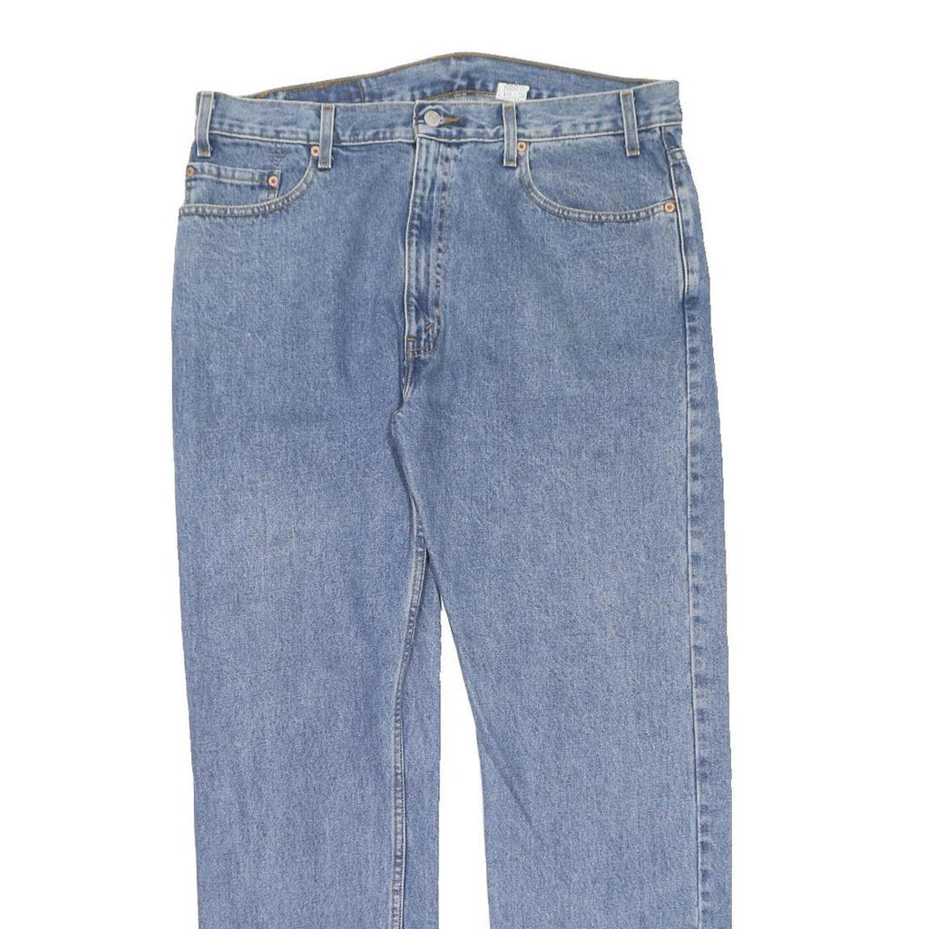 LEVI'S 505 Mens Jeans Blue Regular Straight Denim Medium W38 L32 Classic Fit Zip