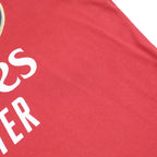ARSENAL Mens Red & White Football Shirt T-Shirt S Short Sleeve Crew Neck Cotton