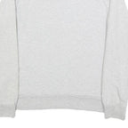 CALVIN KLEIN JEANS Womens Grey Sweatshirt Crew Neck S Logo Print Cotton Pullover