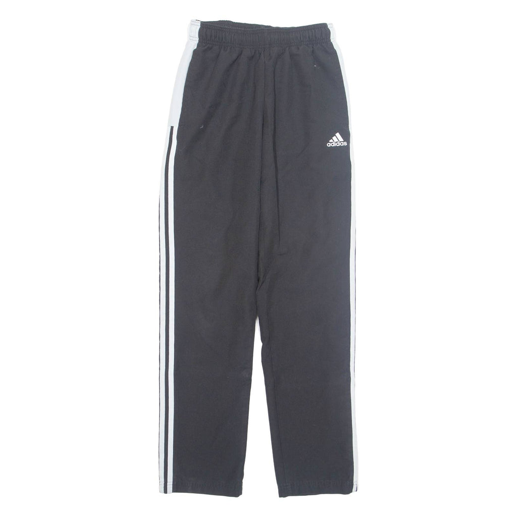 ADIDAS Mesh Lined Mens Track Pants Black Straight S W25 L31