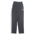 ADIDAS Mesh Lined Mens Track Pants Black Straight S W25 L31