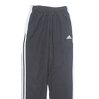 ADIDAS Mesh Lined Mens Track Pants Black Straight S W25 L31