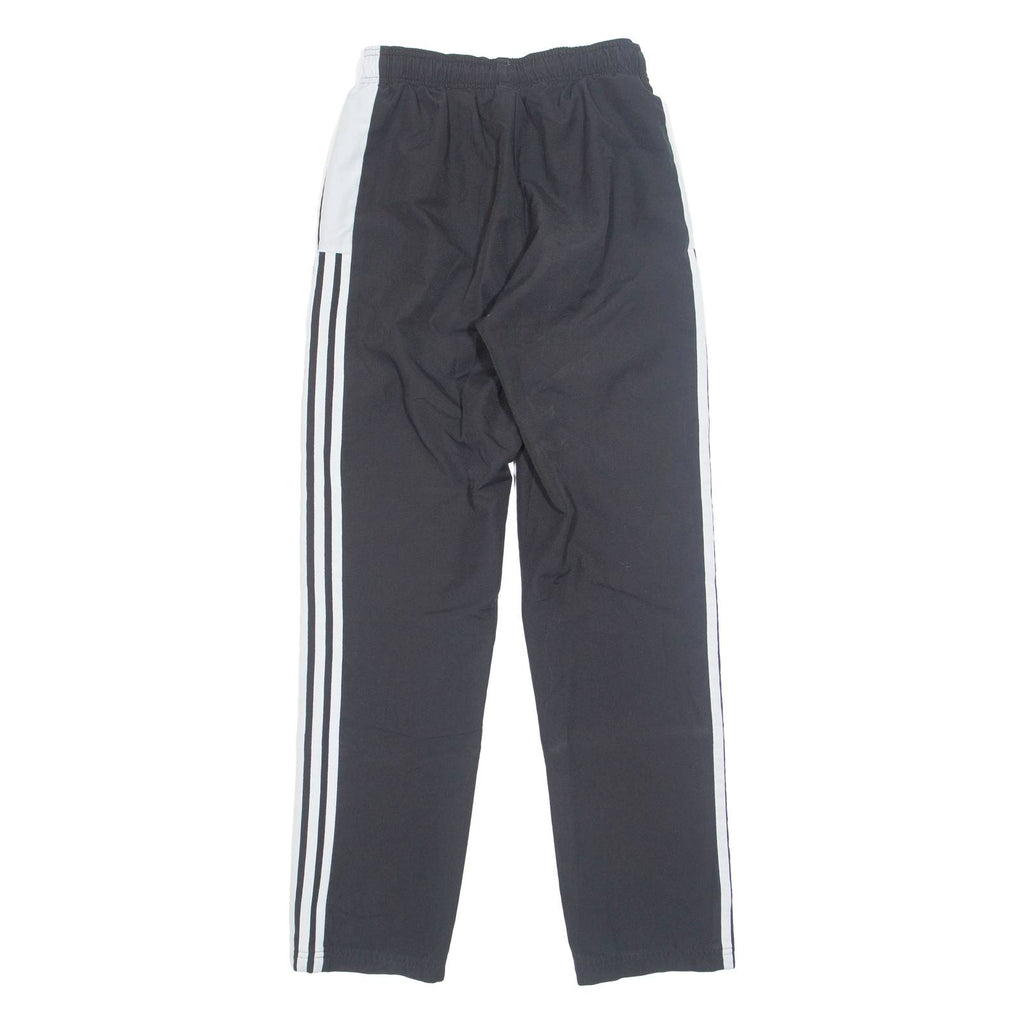 ADIDAS Mesh Lined Mens Track Pants Black Straight S W25 L31