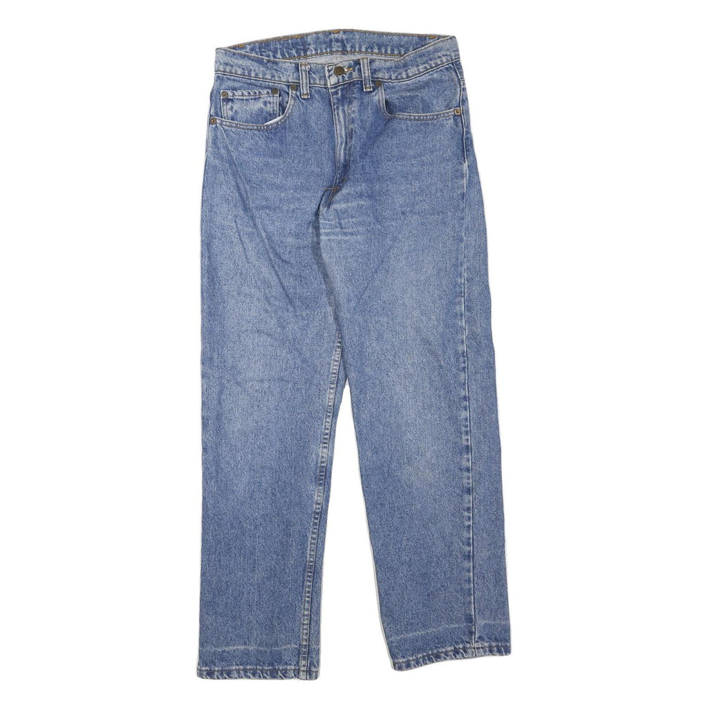 LEVI'S Mens Jeans Blue Regular Straight Denim Light W33 L30 Zip Cotton Blend
