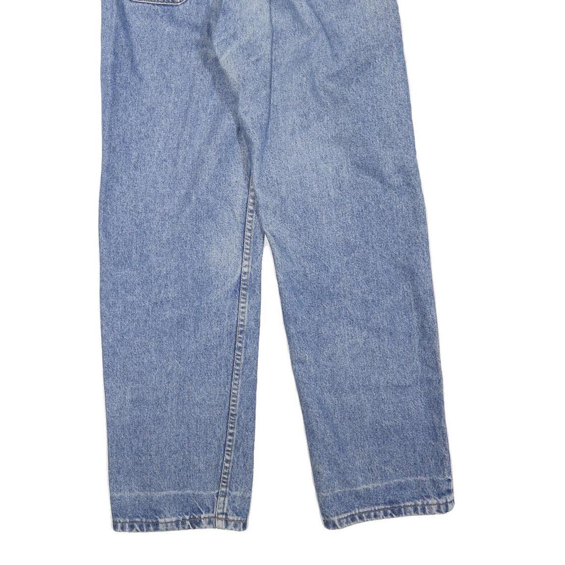 LEVI'S Mens Jeans Blue Regular Straight Denim Light W33 L30 Zip Cotton Blend