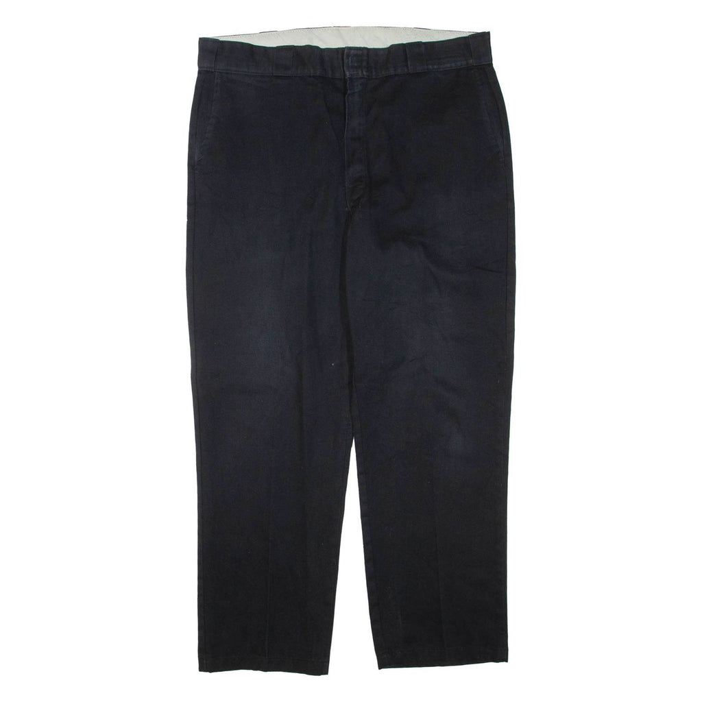 DICKIES Mens Trousers Black Regular Tapered W38 L30