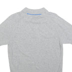 ORIGINAL PENGUIN Mens Grey Polo Shirt S Cotton Short Sleeve Plain Casual