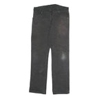 DICKIES Mens Jeans Black Regular Straight Denim W34 L32 Workwear Zip Closure