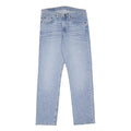 WRANGLER Mens Regular Fit Straight Leg Denim Light W31 L32 Cotton Blend Zip