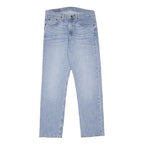 WRANGLER Mens Regular Fit Straight Leg Denim Light W31 L32 Cotton Blend Zip
