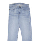 WRANGLER Mens Regular Fit Straight Leg Denim Light W31 L32 Cotton Blend Zip